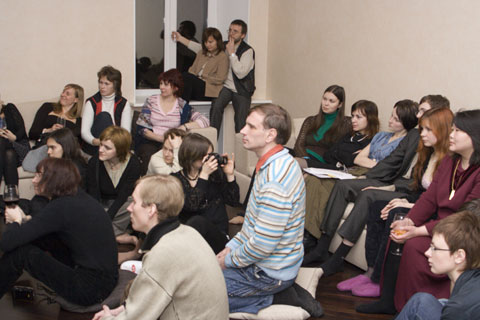 Запись видое-клипа арт рок группы ULME на студии Светнаны Сургановой